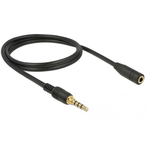 DeLOCK 85629 cavo audio 1 m 3.5mm Nero