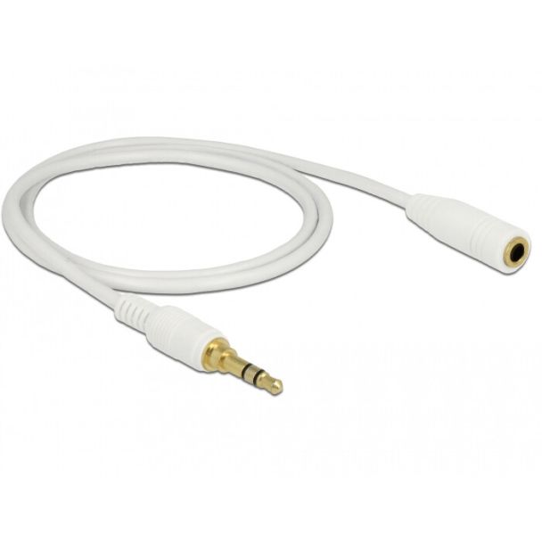 DeLOCK 85577 cavo audio 1 m 3.5mm Bianco