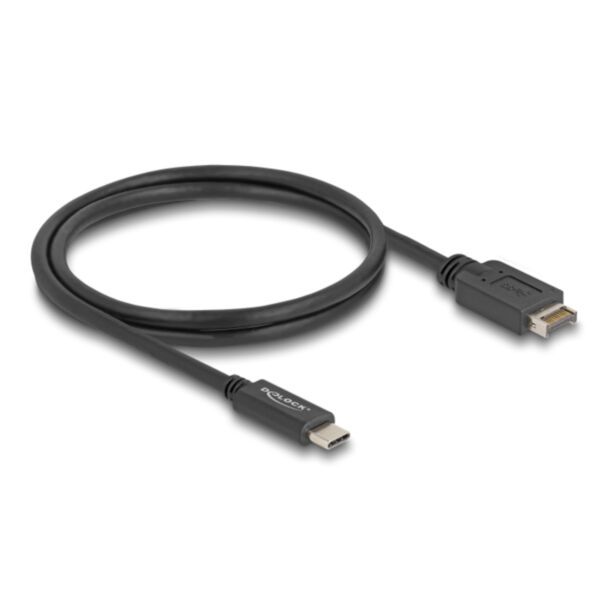 DeLOCK Cavo USB 10 Gbps USB Type-E Key A 20 pin maschio per USB Type-C maschio da 1 m