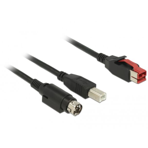 DeLOCK 85490 cavo USB USB 2.0 4 m USB B Nero