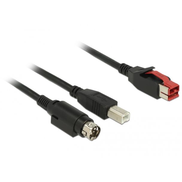 DeLOCK 85489 cavo USB USB 2.0 3 m USB B Nero