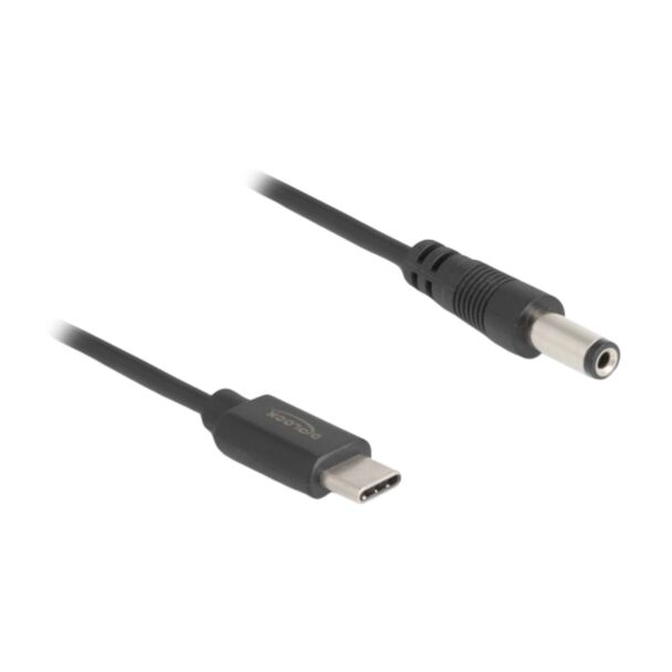DeLOCK Cavo di alimentazione USB Type-C per DC 5,5 x 2,1 mm maschio 1 m