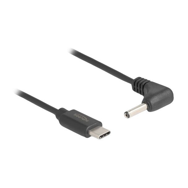 DeLOCK USB Type-C Power Cable to DC 3.5 x 1.35 mm male angled 1.5 m