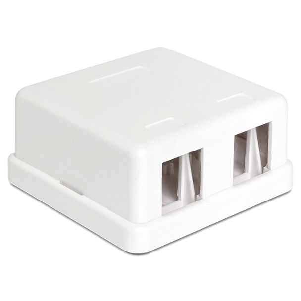 DeLOCK 86207 wire connector 2x Keystone White