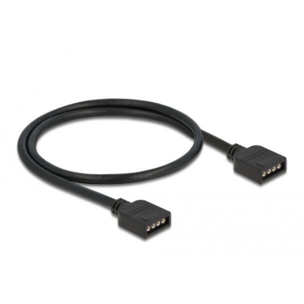 DeLOCK Cavo di collegamento RGB a 4 pin per illuminazione a LED 12 V RGB da 30 cm