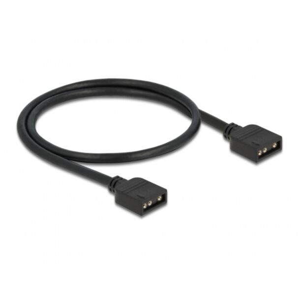 DeLOCK Cavo di collegamento RGB a 3 pin per illuminazione a LED 5 V RGB / ARGB da 30 cm