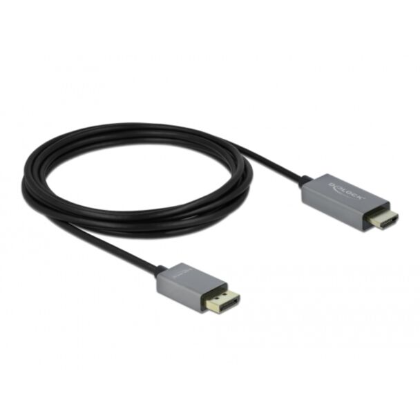 DeLOCK DisplayPort attivo 1.4 a cavo per HDMI 4K 60 Hz (HDR) da 3 m