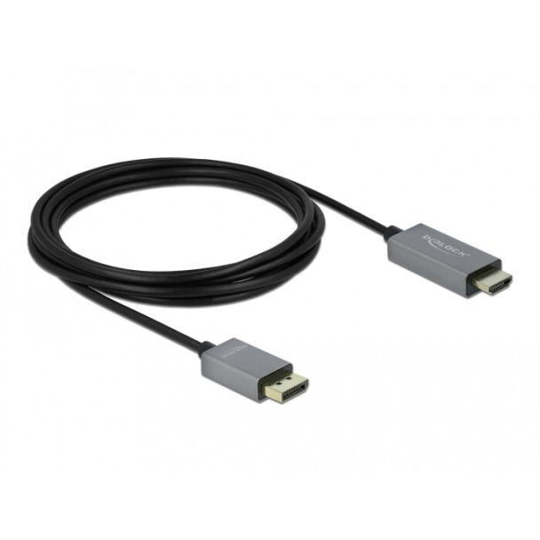 DeLOCK Active DisplayPort 1.4 to HDMI Cable 4K 60 Hz (HDR) 3 m
