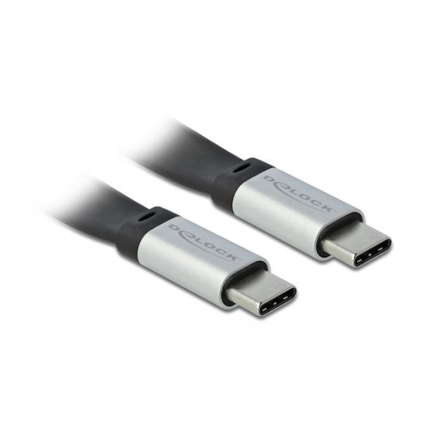 DeLOCK 85926 cavo USB USB 3.2 Gen 2 (3.1 Gen 2) 0,22 m USB C Nero, Argento