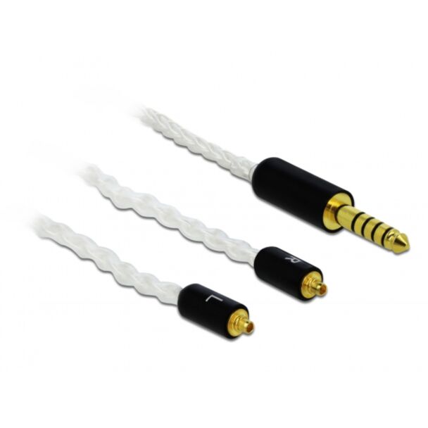 DeLOCK 85846 cavo audio 1,2 m 4.4mm 2x MMCX Bianco