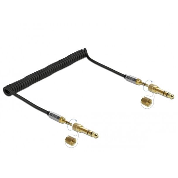 DeLOCK 85837 cavo audio 2 m 3.5mm Nero