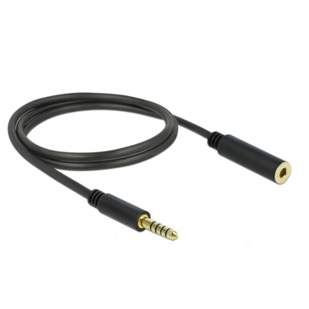 DeLOCK 85796 audio cable 1 m 4.4mm Black
