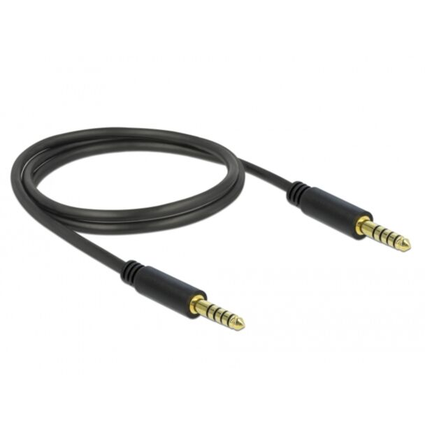 DeLOCK 85791 audio cable 1 m 4.4mm Black