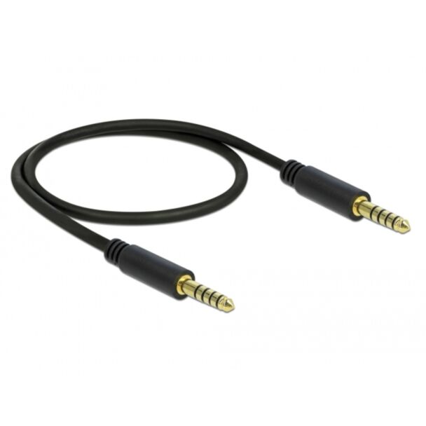 DeLOCK 85790 audio cable 0.5 m 4.4mm Black