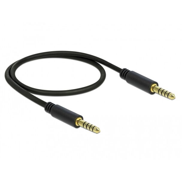 DeLOCK 85790 audio cable 0.5 m 4.4mm Black