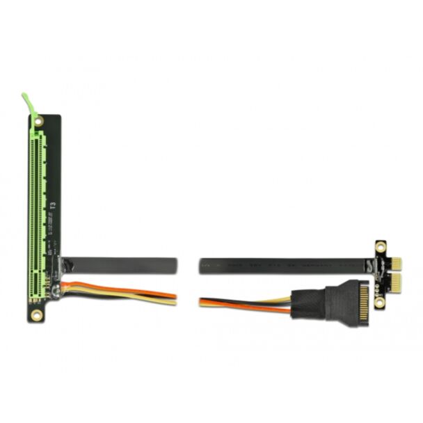 DeLOCK Riser Card PCI Express x1 to x16 with flexible cable 30 cm