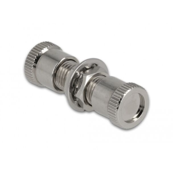 DeLOCK Optical Fiber Coupler SMA 905 Simplex female to SMA 905 Simplex female metal
