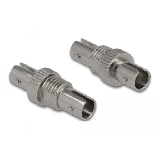 DeLOCK Optical Fiber Coupler ST Simplex female to ST Simplex female metal