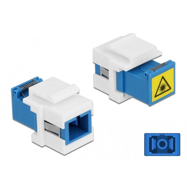 DeLOCK Modulo Keystone SC Simplex femmina per SC Simplex femmina con protezione laser flip all'interno