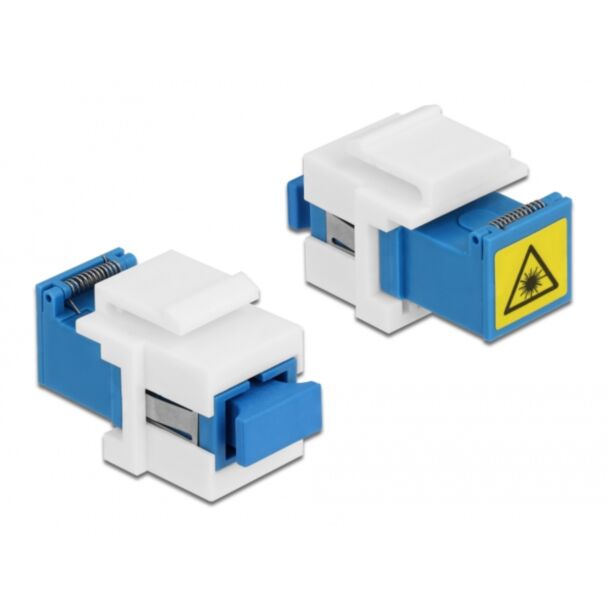 DeLOCK Keystone Module SC Simplex female to SC Simplex female with laser protection flip inside