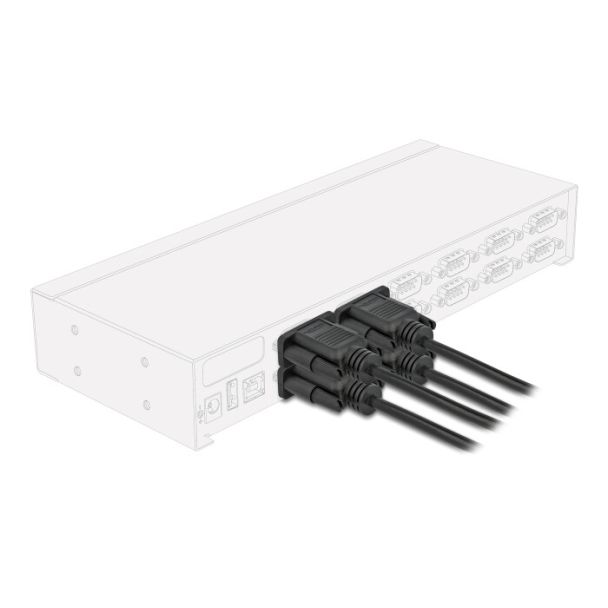 DeLOCK Cavo seriale RS-232 D-Sub9 femmina per femmina 3 m