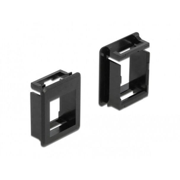 DeLOCK Keystone Holder for cases 4 pieces black