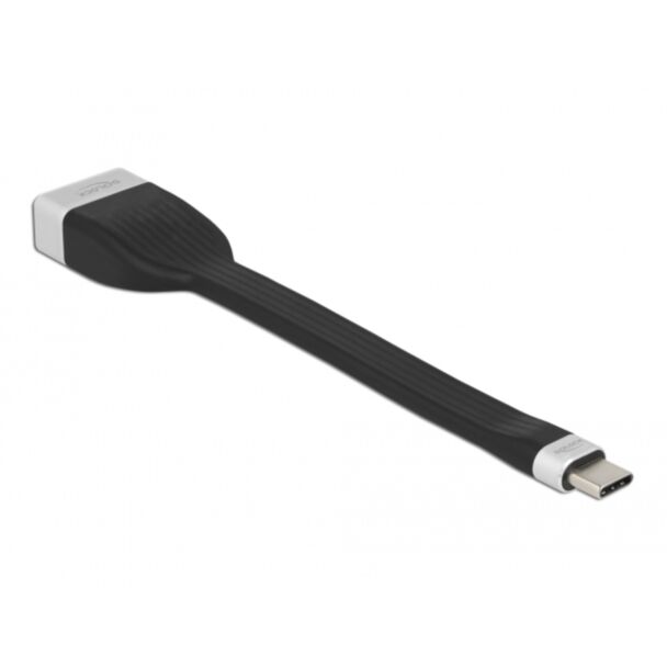 DeLOCK Cavo FPC a nastro piatto USB Type-C per DisplayPort (DP Alt Mode) 4K 60 Hz da 13,5 cm