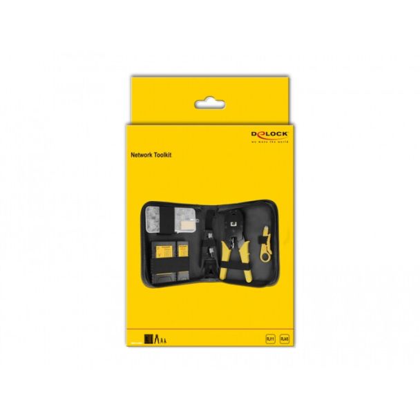 DeLOCK Toolkit di rete per RJ45 e RJ11