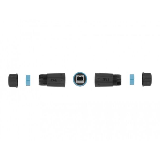 DeLOCK Cavo Connettore RJ45 femmina per RJ45 femmina Cat.6A impermeabile