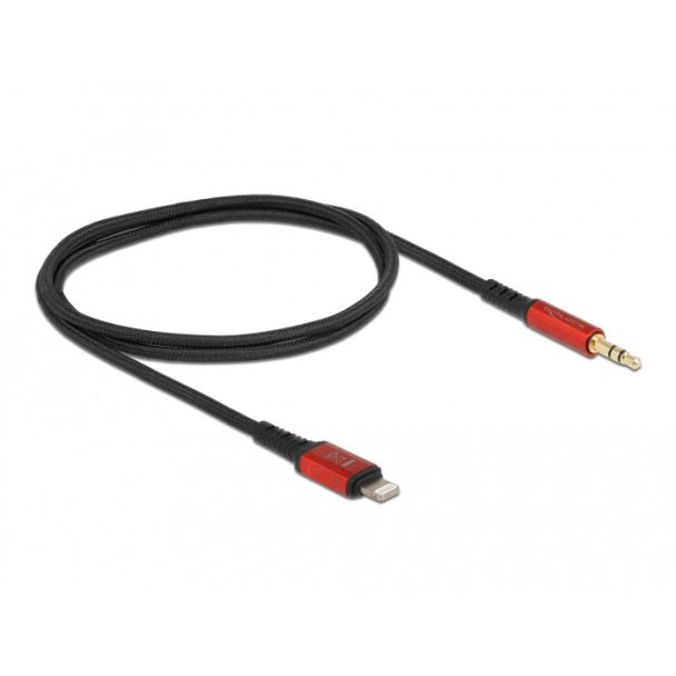 DeLOCK Audio Cable 8 pin Lightning male to Stereo jack male 3.5 mm 3 pin 0.5 m