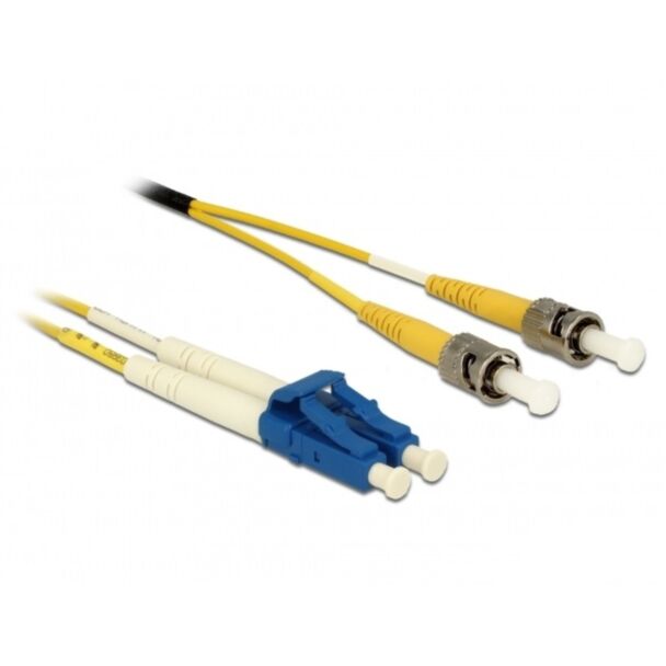 DeLOCK Cable Optical Fibre LC > ST Singlemode OS2 0.5 m
