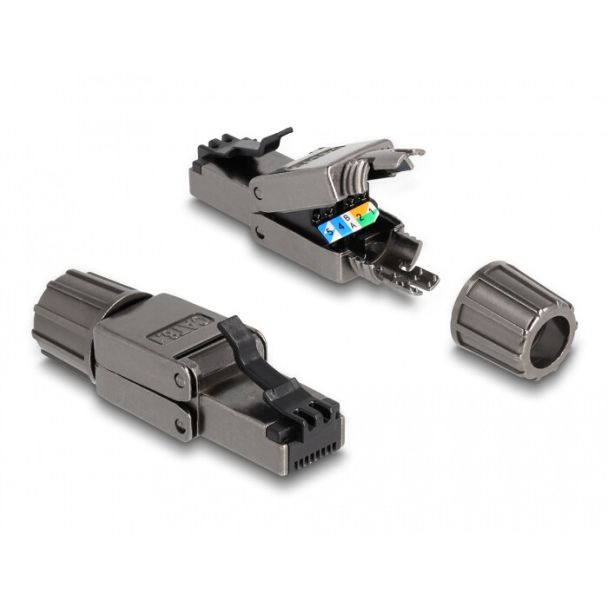 DeLOCK RJ45 plug Cat.8.1 STP toolfree