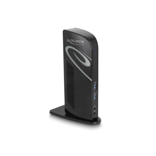 DeLOCK USB Docking Station Dual DisplayPort 4K / USB 3.2 / LAN / Audio (Displaylink)