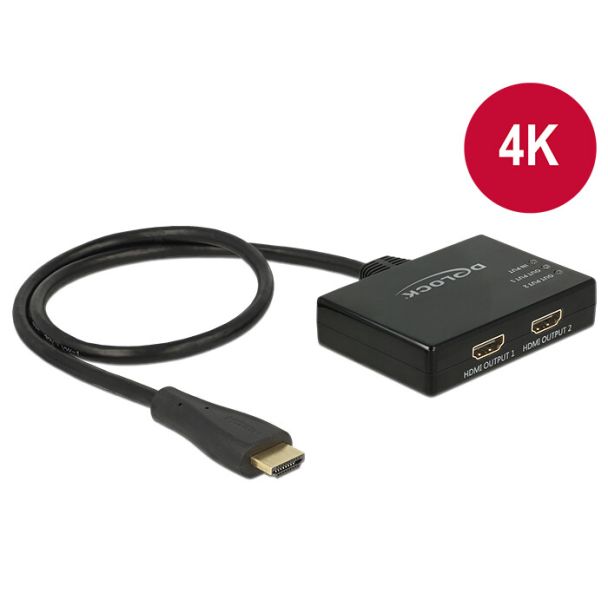 DeLOCK 87700 ripartitore video HDMI 2x HDMI