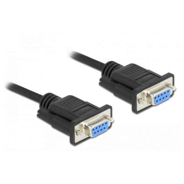 DeLOCK 87472 cavo seriale Nero 2 m DB-9
