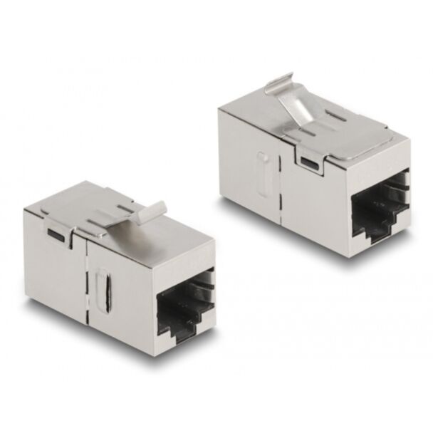 DeLOCK Keystone Module RJ45 jack to RJ45 jack Cat.6A