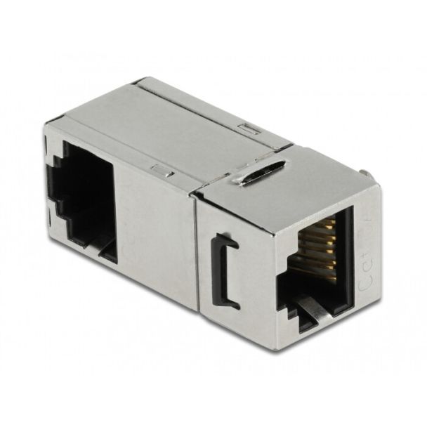 DeLOCK Modulo Keystone jack RJ45 per jack RJ45 Cat.6A con angolo di 90°