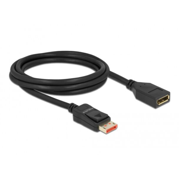 DeLOCK DisplayPort extension cable 8K 60 Hz 2 m