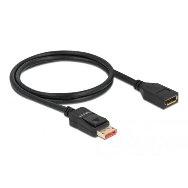 DeLOCK DisplayPort extension cable 8K 60 Hz 1 m
