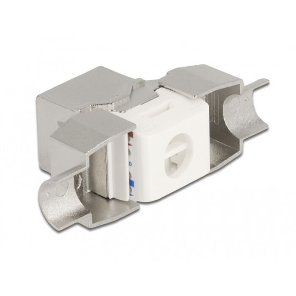 DeLOCK Modulo Keystone RJ45 femmina per LSA Cat.6A schermato senza utensili