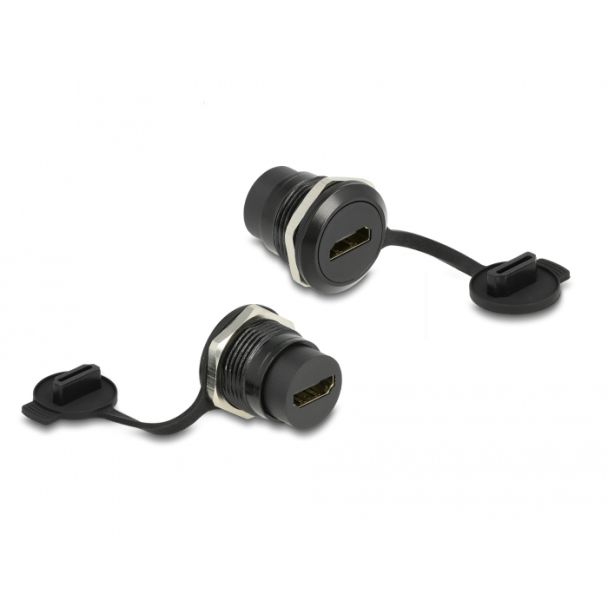 DeLOCK Connettore HDMI-A integrato con cappuccio protettivo antipolvere