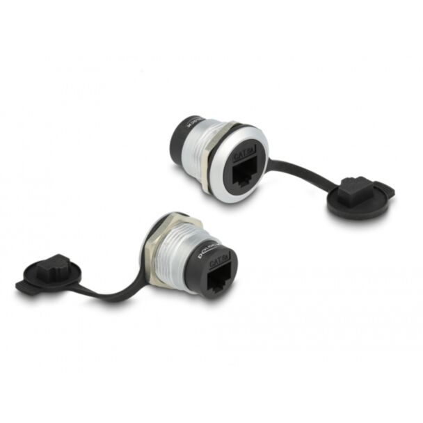 DeLOCK RJ45 Cat.6A built-in connector with protective dust cap