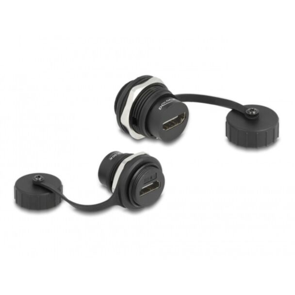 DeLOCK Connettore HDMI-A integrato con cappuccio protettivo IP67 antipolvere e impermeabile