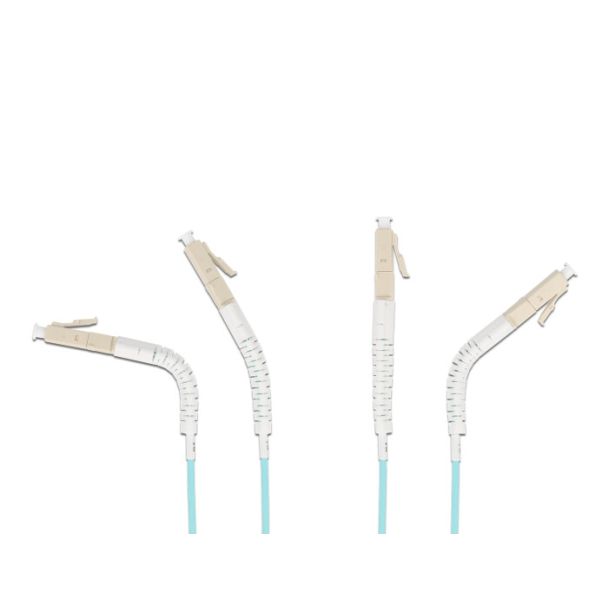 DeLOCK Cavo in fibra ottica LC Duplex per LC Duplex multimode OM3 angolato 3 m