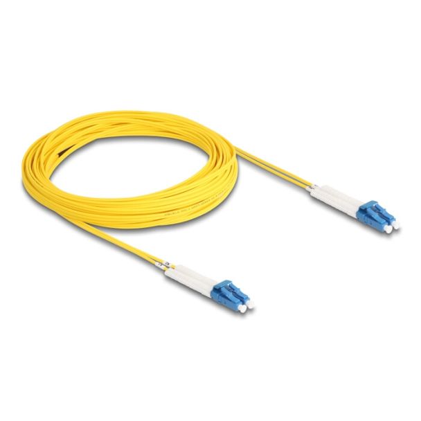 DeLOCK Cavo in fibra ottica LC Duplex per LC Duplex monomodale OS2 angolato 10 m