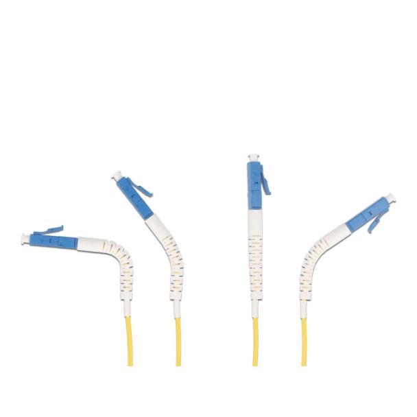 DeLOCK Cavo in fibra ottica LC Duplex per LC Duplex monomodale OS2 angolato 1 m