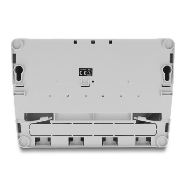 DeLOCK Mini pannello patch da tavolo 6 porte Cat.6A grigio