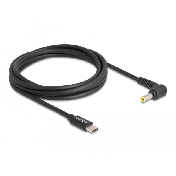 DeLOCK Cavo di ricarica USB Type-C maschio per da Samsung 5,5 x 3,0 mm maschio