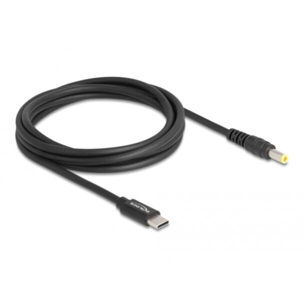 DeLOCK Cavo di ricarica USB Type-C maschio per da 5,5 x 2,5 mm maschio