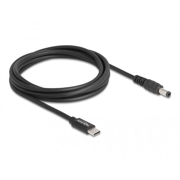 DeLOCK Cavo di ricarica USB Type-C maschio per da 5,5 x 2,1 mm maschio